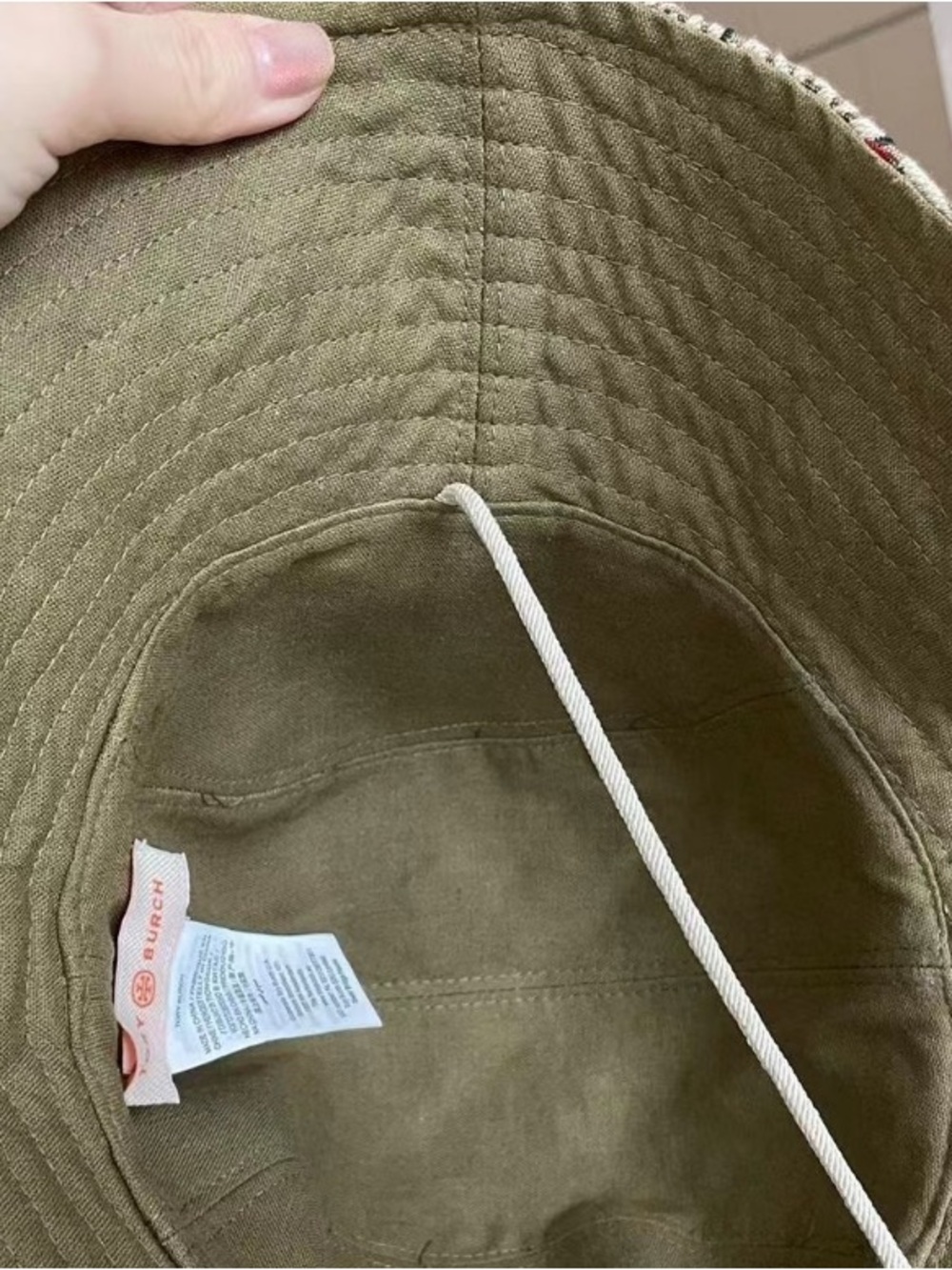Tory Burch Monogram Climbing Rose Jacquard Bucket Hat - Picture 5 of 6
